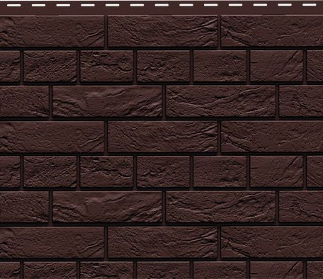 Фасадная панель Доломит, Кирпич Славянка, Цвет Корица купить в Омске