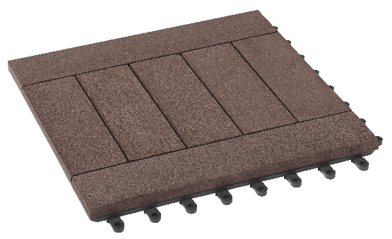 Модульный паркет ДПК GRINDERDECO Комфорт 5 Цвет Шоколад купить в Омске