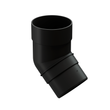 Колено 72˚ для водосточной трубы Docke Premium, Карбон