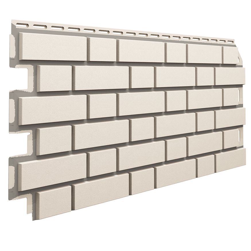 Фасадная панель ТЕХНОНИКОЛЬ Оптима Клинкер, Слоновая кость купить в Омске