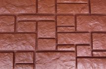 Фасадная панель Аэлит «Дворцовый камень» в кирпичном исполнении