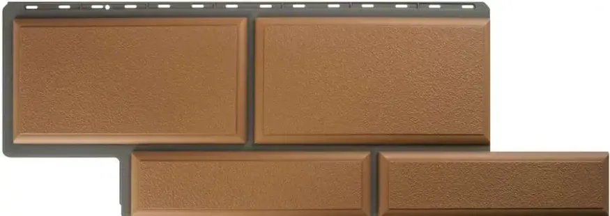 Фасадная панель Альта-Профиль Флорентийский камень Персиковый купить в Омске