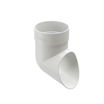 Наконечник для водосточной трубы Docke Standard, цвет белый.