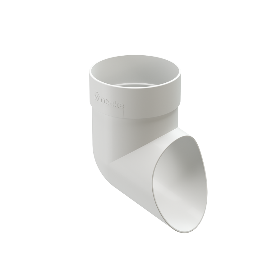 Наконечник для водосточной трубы Docke Standard, цвет белый. купить в Омске