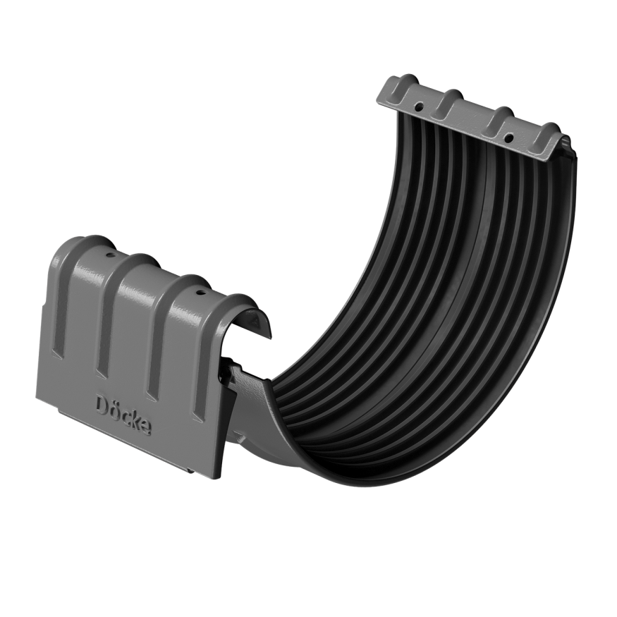 Соединитель желобов Docke Stal Premium, Цвет графит купить в Омске