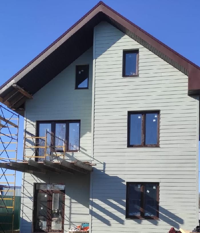 Фиброцементный сайдинг 190x3000x8мм Белый минерал RAL 9003 купить в Омске