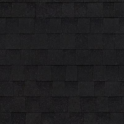 Двухслойная ламинированная черепица Shinglas, Фазенда, Черный цвет. купить в Омске