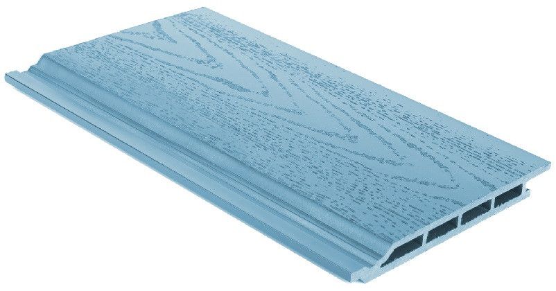 Панель фасадная ДПК АЙ-ТЕХПЛАСТ, синий цвет. купить в Омске