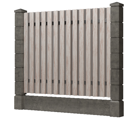 Заборная доска GRINDERDECO, ДПК, текстура &amp;quot;дуб&amp;quot; в выбеленном оттенке. купить в Омске