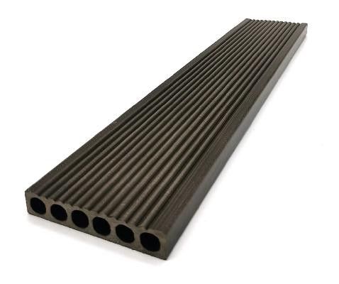 Заборный профиль NanoWood Темный орех купить в Омске