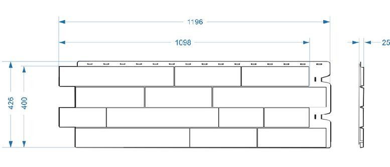 Фасадная панель Docke Алтай Шоколад купить в Омске
