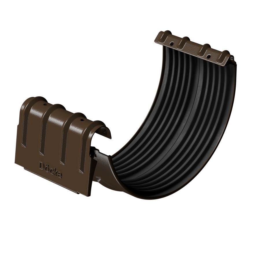 Соединитель желобов Docke Stal Premium, цвет Каштан. купить в Омске