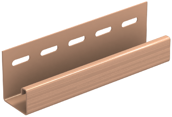 J-планка Ю-пласт, Классика, Розового цвета купить в Омске