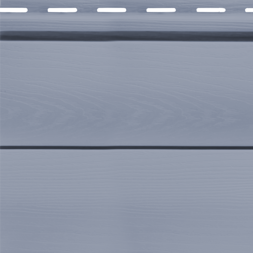 Виниловый сайдинг Fineber, BLOCKHOUSE, Цвет серо-голубой. купить в Омске