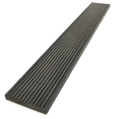 Декоративная торцевая планка NanoWood в цвете антрацит купить в Омске