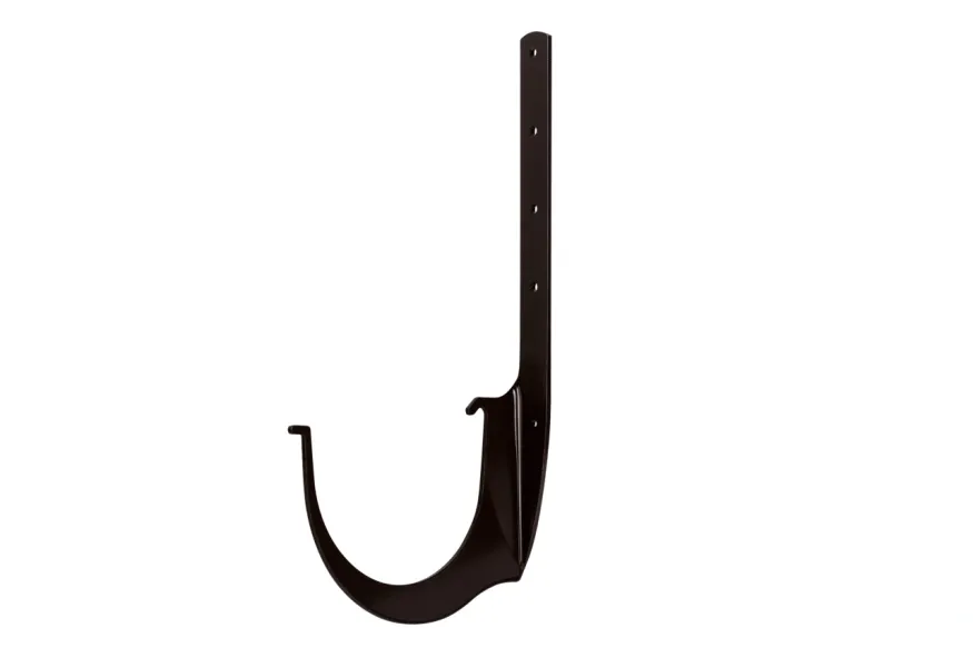 Кронштейн для желоба Альта-Профиль, модель Элит, коричневый цвет. купить в Омске