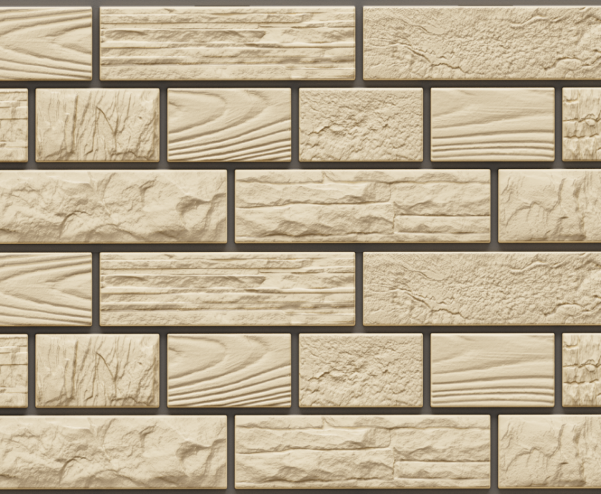 Фасадные панели Доломит, Кирпич Москва, Кремниевый купить в Омске