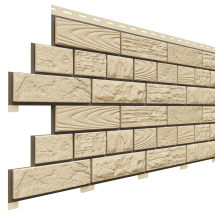 Фасадные панели Доломит, Кирпич Москва, Кремниевый