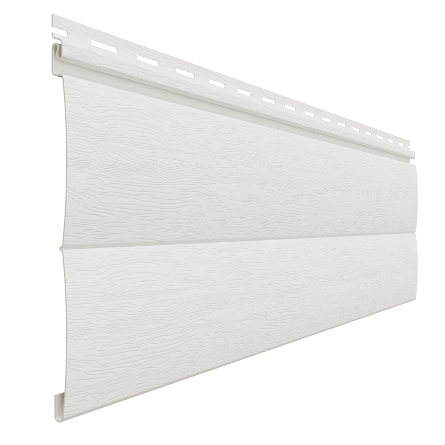 Виниловый сайдинг Доломит, Блок-Хаус, Белый купить в Омске