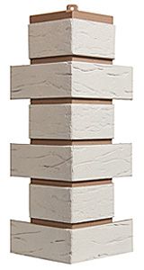 Угол T-Сайдинг, Кирпич Саман Белый купить в Омске