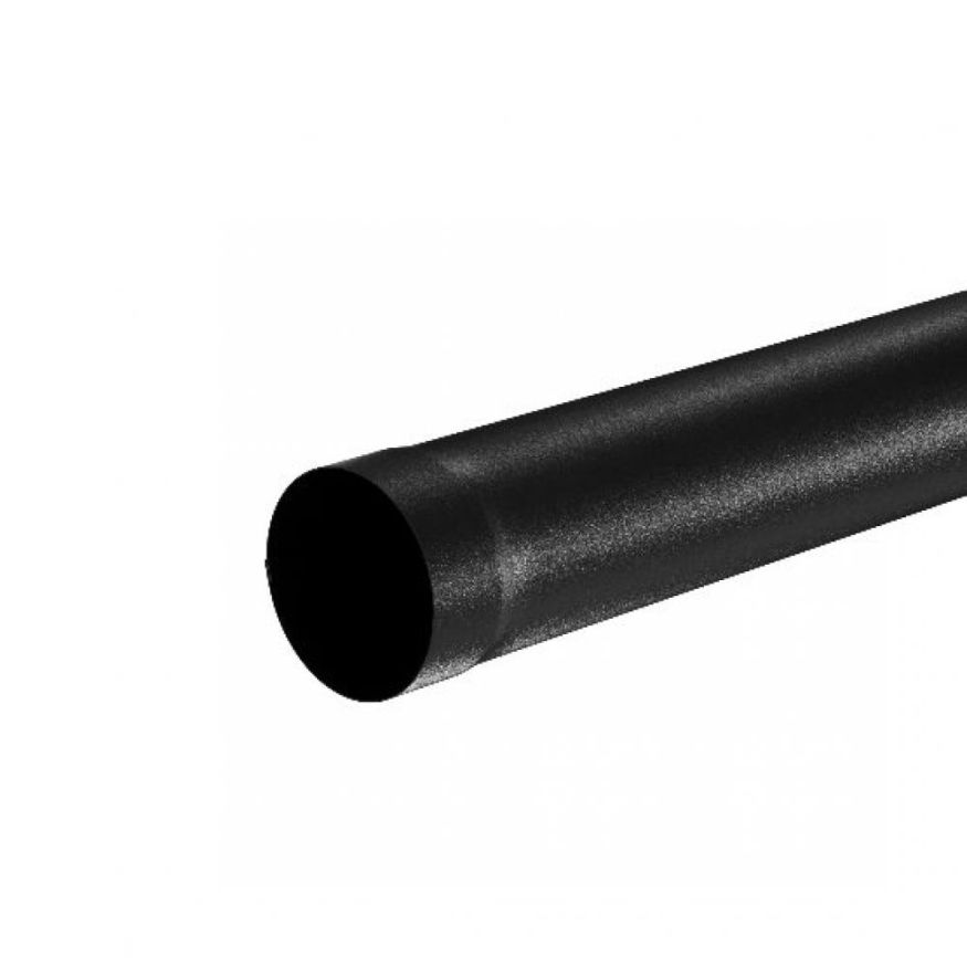 Водосточная труба Aquasystem, RAL 9005 Черный, 1.00м, 125/90 купить в Омске