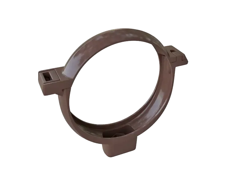 Хомут для трубы Альта-профиль, цвет коричневый Элит купить в Омске