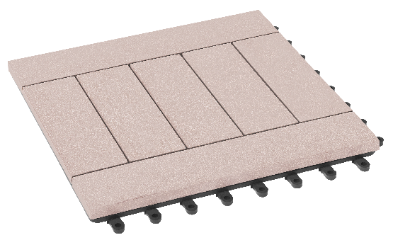 Модульный паркет ДПК GRINDERDECO Комфорт 5 Светлый дуб купить в Омске