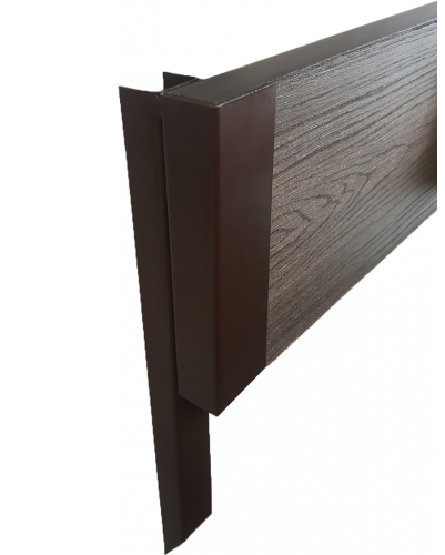 Угловой металлический элемент 90° для доски 150x25 мм Holzhof купить в Омске