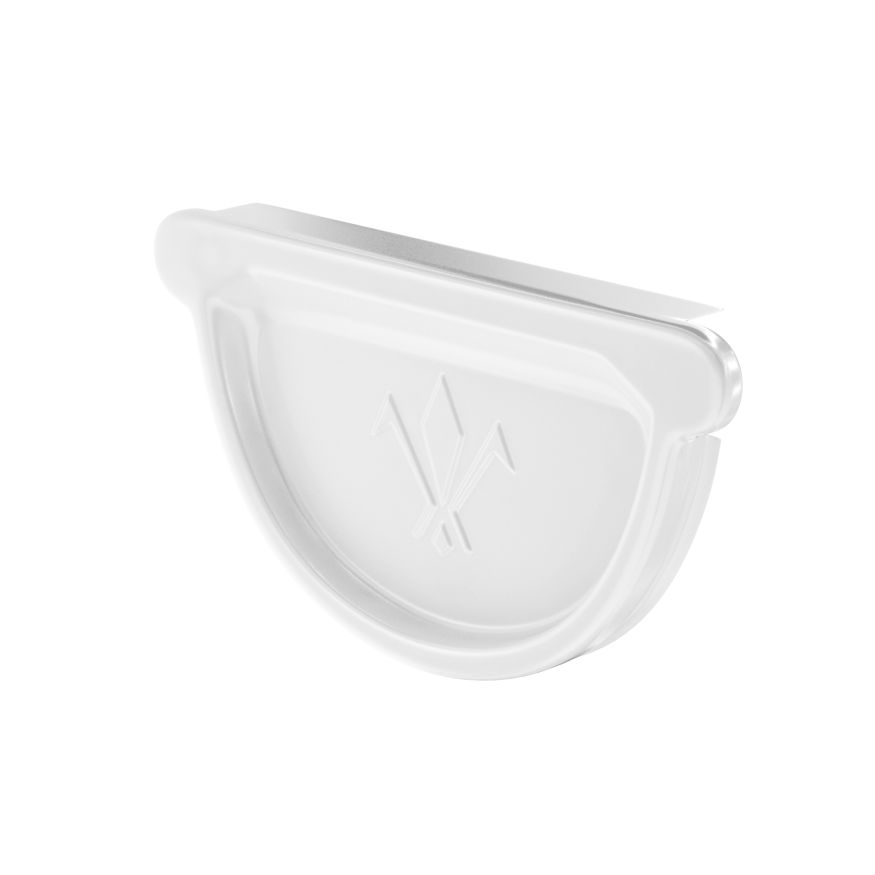 Заглушка универсальная с резиновым уплотнителем Aquasystem, PU MATT, RAL 9003 Белый 150/100 купить в Омске