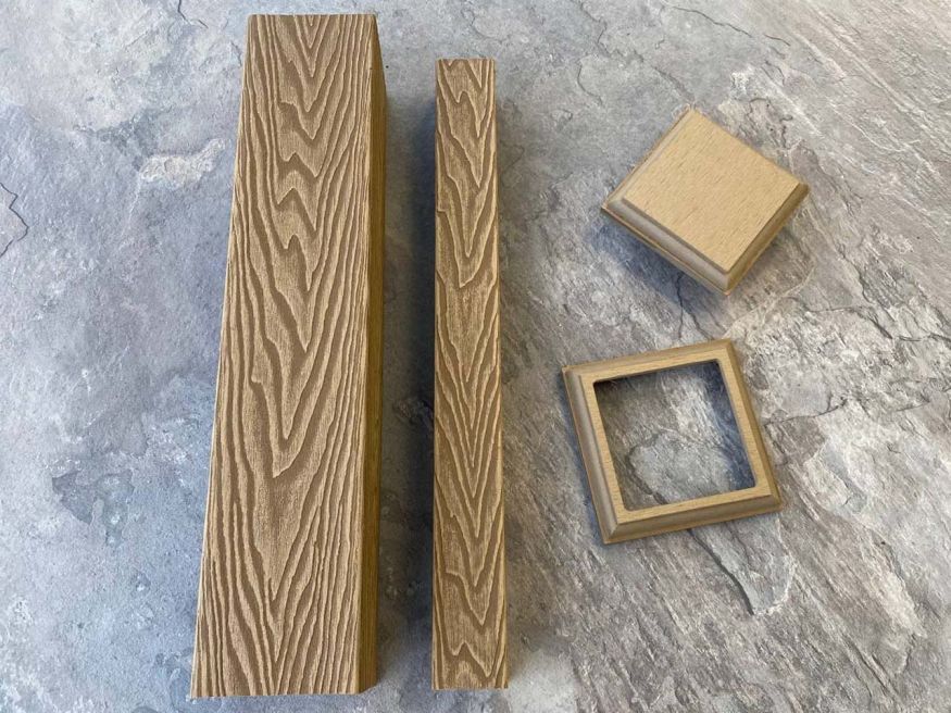 Столб для ограждения из ДПК EasyDecking, Wood-X, Дуб купить в Омске