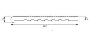 Ступени из ДПК WOODVEX Select Графит купить в Омске