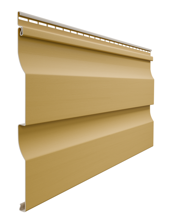 Виниловый сайдинг Docke, Корабельный брус D4.5D, Карамель купить в Омске