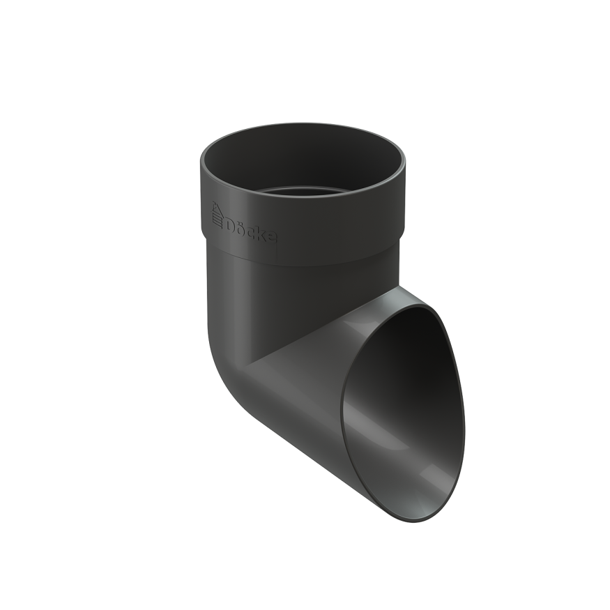 Наконечник для водосточной трубы Docke Standard, Серый цвет купить в Омске