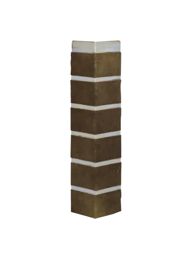 Наружный угол Альта-Профиль, Кирпич Рустикальный 02 купить в Омске