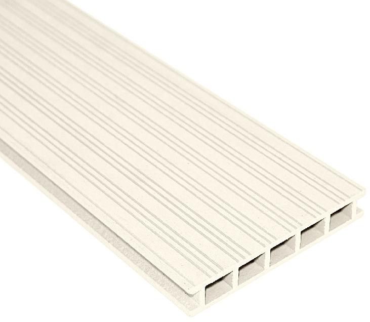 Террасная доска Faynag Premium VELVET-ZEBRA из ДПК в цвете Слоновая кость. купить в Омске