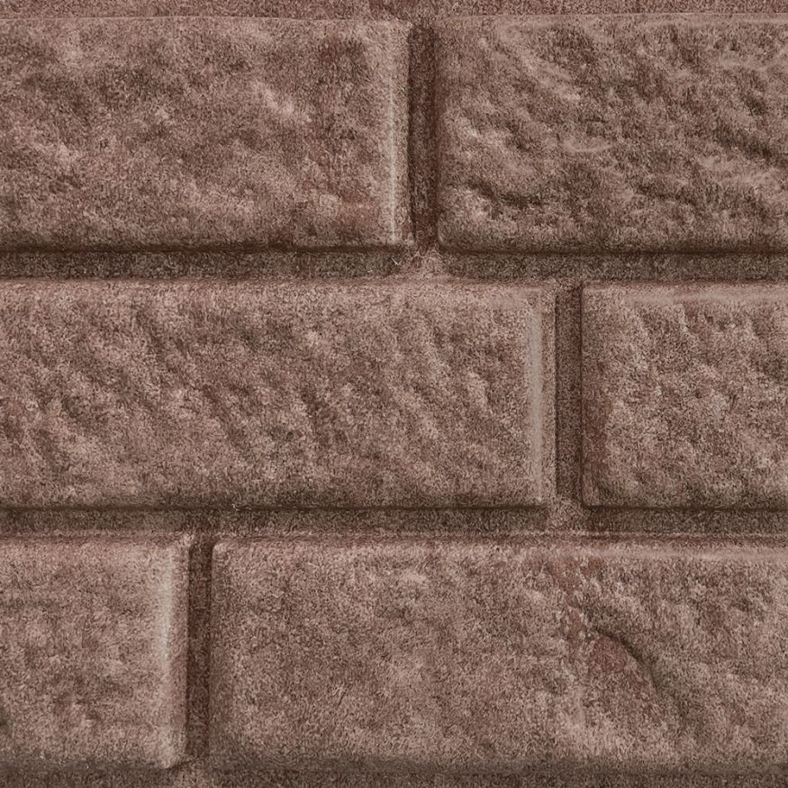 Виниловый сайдинг Fineber, BRICKHOUSE, Цвет: Коричневый купить в Омске