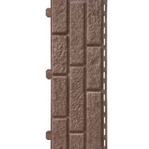 Виниловый сайдинг Fineber, BRICKHOUSE, Цвет: Коричневый