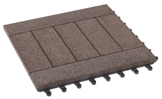 Модульный паркет ДПК GRINDERDECO Комфорт 5 Вековая древесина Венге купить в Омске