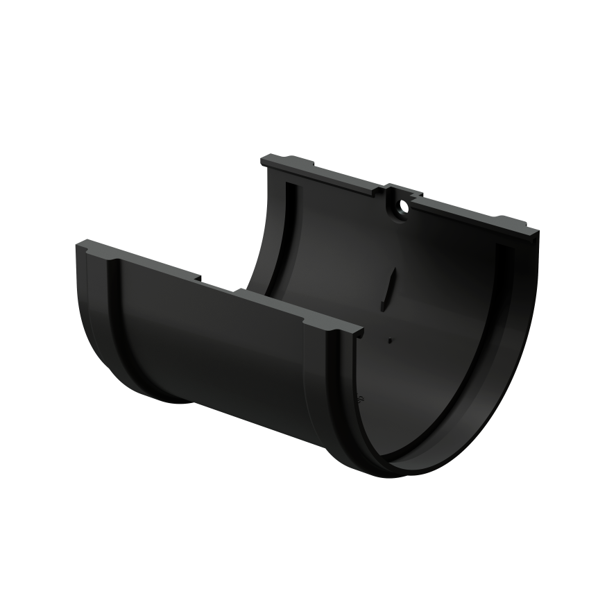 Соединитель для желобов Docke Premium, Карбон купить в Омске