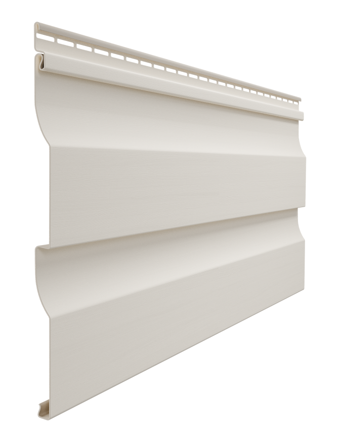 Виниловый сайдинг Docke, Корабельный брус D4.5D, Пломбир купить в Омске