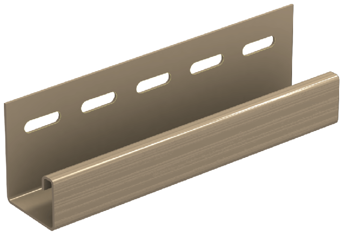 J-планка Ю-пласт, Классический стиль, Бежевый цвет. купить в Омске