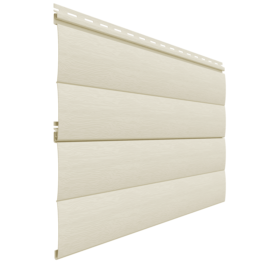 Виниловый сайдинг Доломит, Блок-Хаус, Слоновая кость купить в Омске