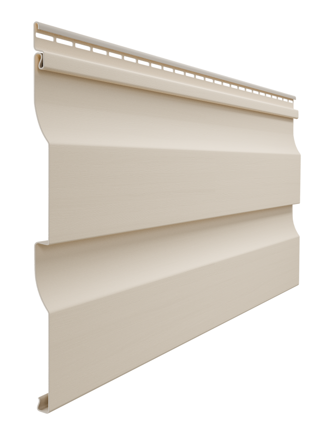 Виниловый сайдинг Docke, Корабельный брус D4.5D, Сливки купить в Омске