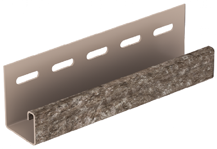 J-планка Ю-Пласт Стон Хаус Кварцит, Коричневый купить в Омске