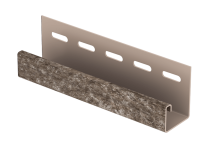 J-планка Ю-Пласт Стон Хаус Кварцит, Коричневый