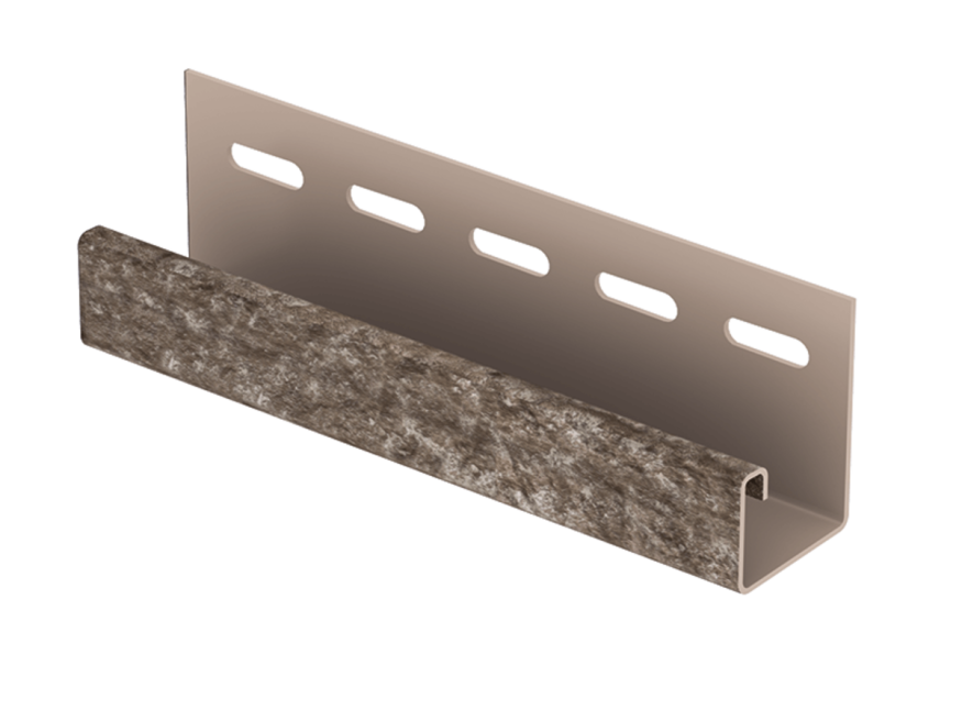 J-планка Ю-Пласт Стон Хаус Кварцит, Коричневый купить в Омске