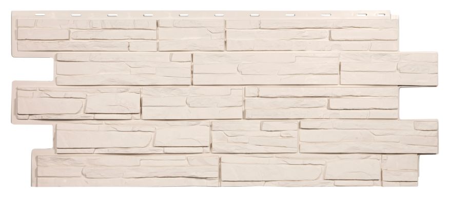 Фасадная панель T-Сайдинг, Альпийская Сказка ЭКО-1 Белый купить в Омске