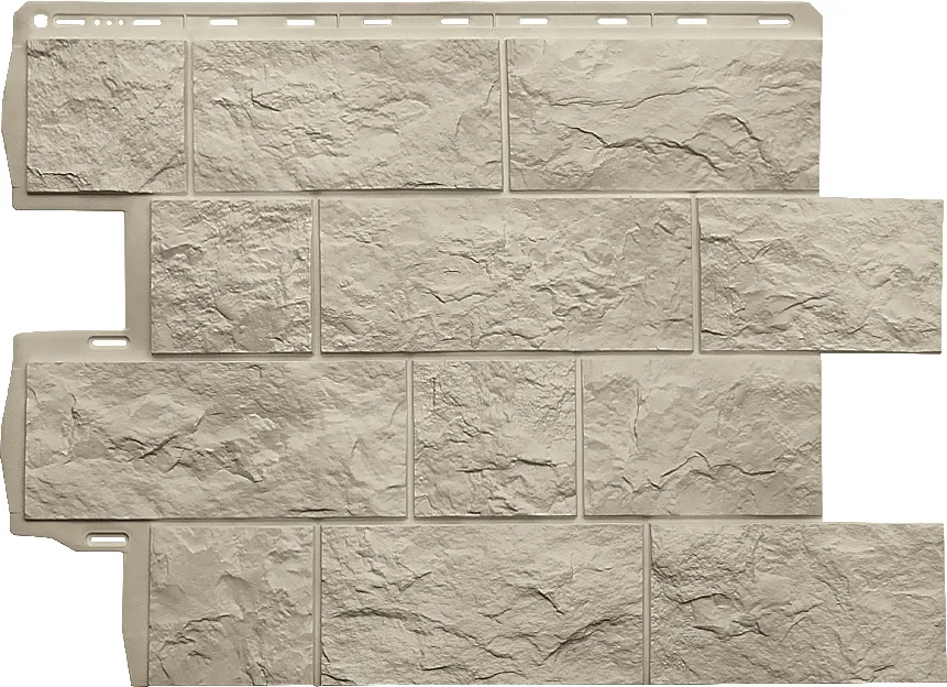 Фасадная панель Альта-Профиль, Туф ЭКО, Кремовый купить в Омске