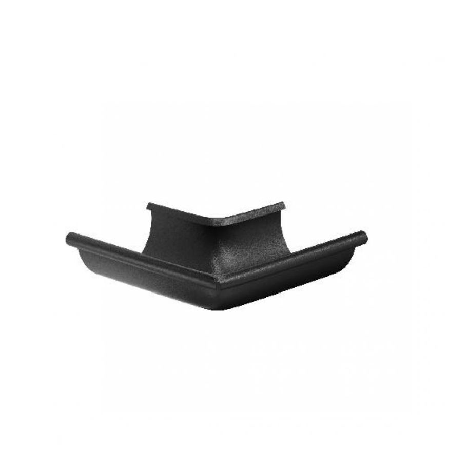 Угол желоба внешний 90°, Aquasystem, RAL 9005 Чёрный 125/90 купить в Омске