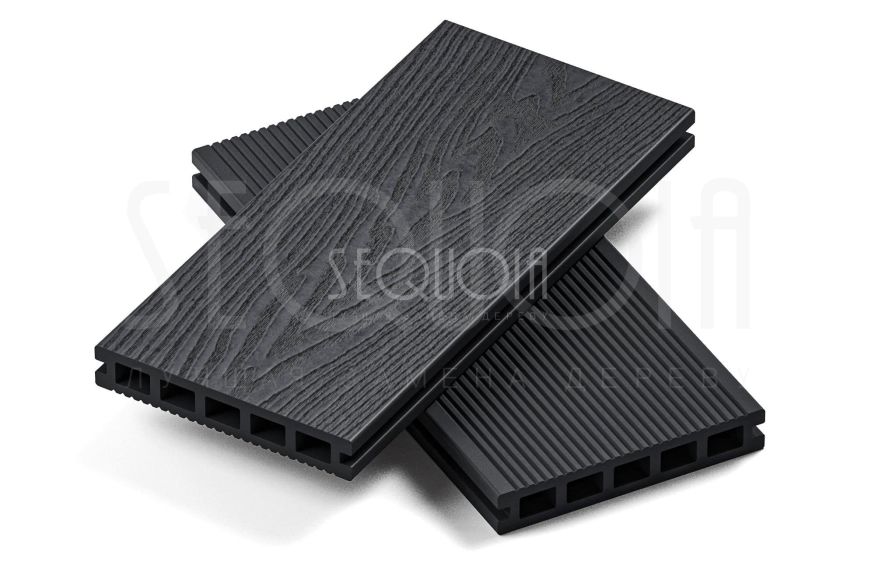 Доска террасная ДПК 3D SEQUOIA Evolution WOOD BLACK купить в Омске